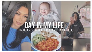 day in my life| new hair cut, lip filler update  , skin care + family NIGHT ROUTINE