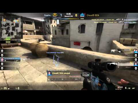 Shroud 4K to win the ECO vs Fnatic (ESL ESEA Pro League Finals)