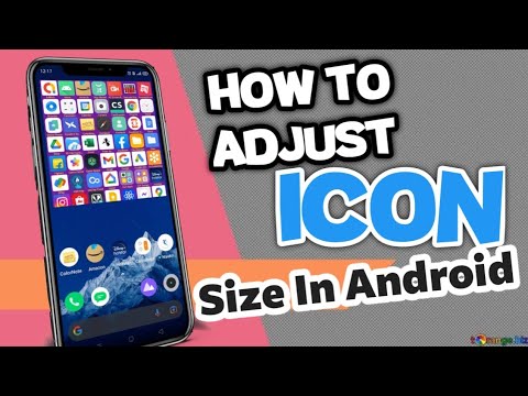How to adjust icon size in android 2022 | Nelodz TV