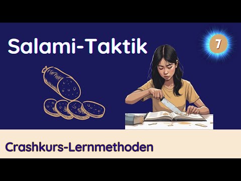 Mit der Salami-Taktik strukturieren ✅ Lernmethode in 7 Schritten