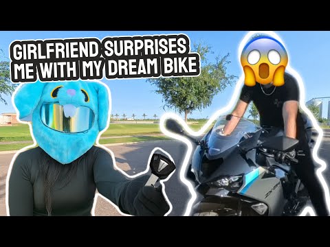 She Surprised Me with My Dream Bike! 😱 | New ZX6R Reveal