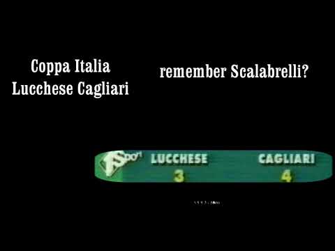 Lucchese Cagliari 3-4 Coppa Italia 1995 1996