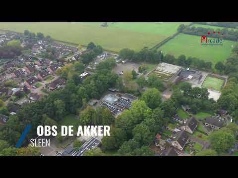 Drone opnames OBS De Akker Sleen   Onderwijsstichting Arcade