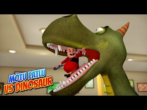 Motu Patlu in Hindi |  मोटू पतलू  | Hindi Cartoon | Motu Patlu Vs Dinosaur