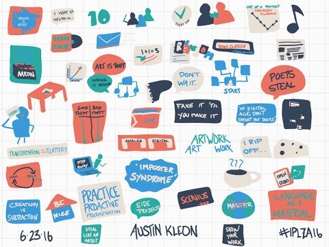 Notes on Austin Kleon at #iPlza16