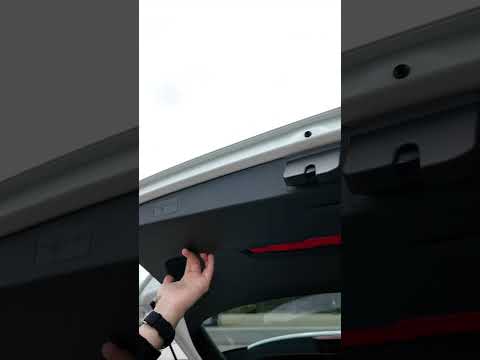 This is how you Close the VW Golf 8 facelift Trunk Properly 😉! #shorts