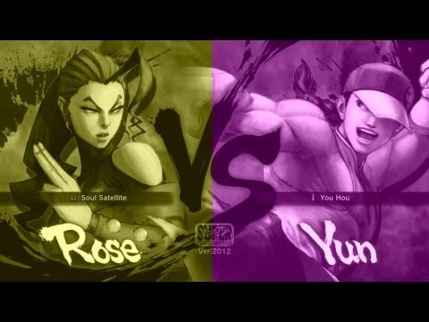 MarcelGDS(Rose) VS D4rkThi(Yun) SSF4 AE 2012 Xbox Live