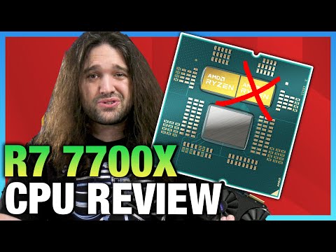 AMD Ryzen 7 7700X 8-Core CPU Review \u0026 Benchmarks vs. i7-12700KF, R9 7900X, \u0026 More