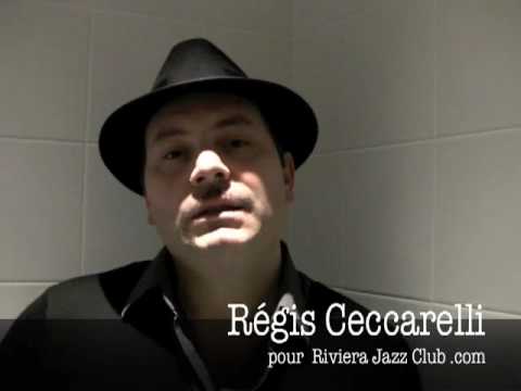 Regis ceccarelli par Frederica Randrianome pour Riviera Jazz Club