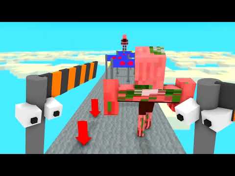 Monster School: DESTINY RUN 3 CHALLENGE - Minecraft Animation