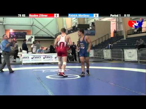 Hayden Zillmer vs. Patrick Martinez at 2013 ASICS University Nationals - GR