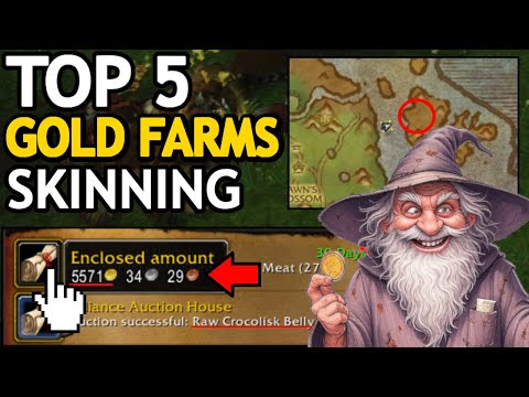 TOP 5 BEST Skinning Gold Farms in Classic MoP WoW!👀EXPLAINED IN UNDER 2 MINUTES [2026]