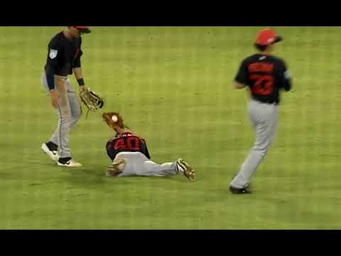 Sergio Alcantara make a tremendous, diving over the shoulder catch