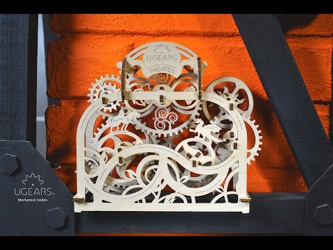 Mechanical 3D Puzzle UGEARS Theater Preview 7