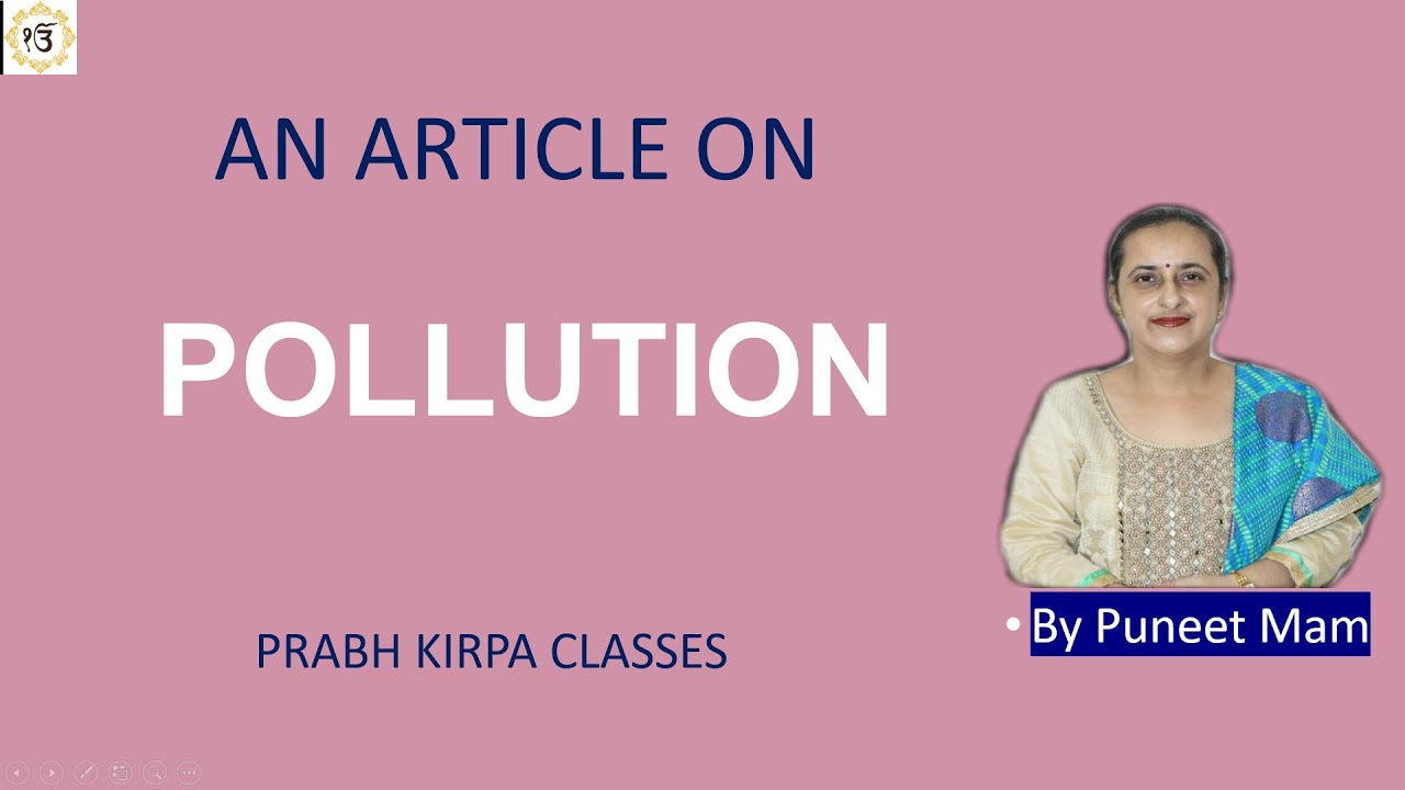 An article on Pollution