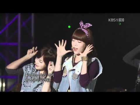 111030 - T-ara - Bingeul Bingeul @ KBS 7080 Concert