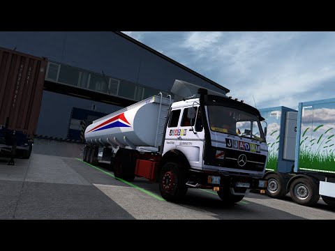 ETS2 1.36 Promods 2.45 Mercedes 1632Ng from Kolomna To Saint Petersburg +JBX Graphics 2