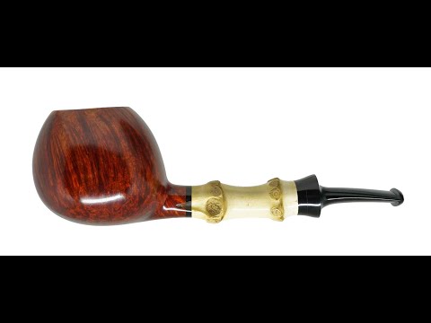 Andrey Cherepanov Apple w. Bamboo Smoking Pipe On PIPEHUB.COM