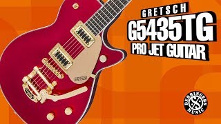 Video thumbnail for Gretsch G5435TG LTD Electromatic Pro Jet Electric Guitar with Bigsby Candy Apple Red by Derringers Music | Adelaide Forestville Store