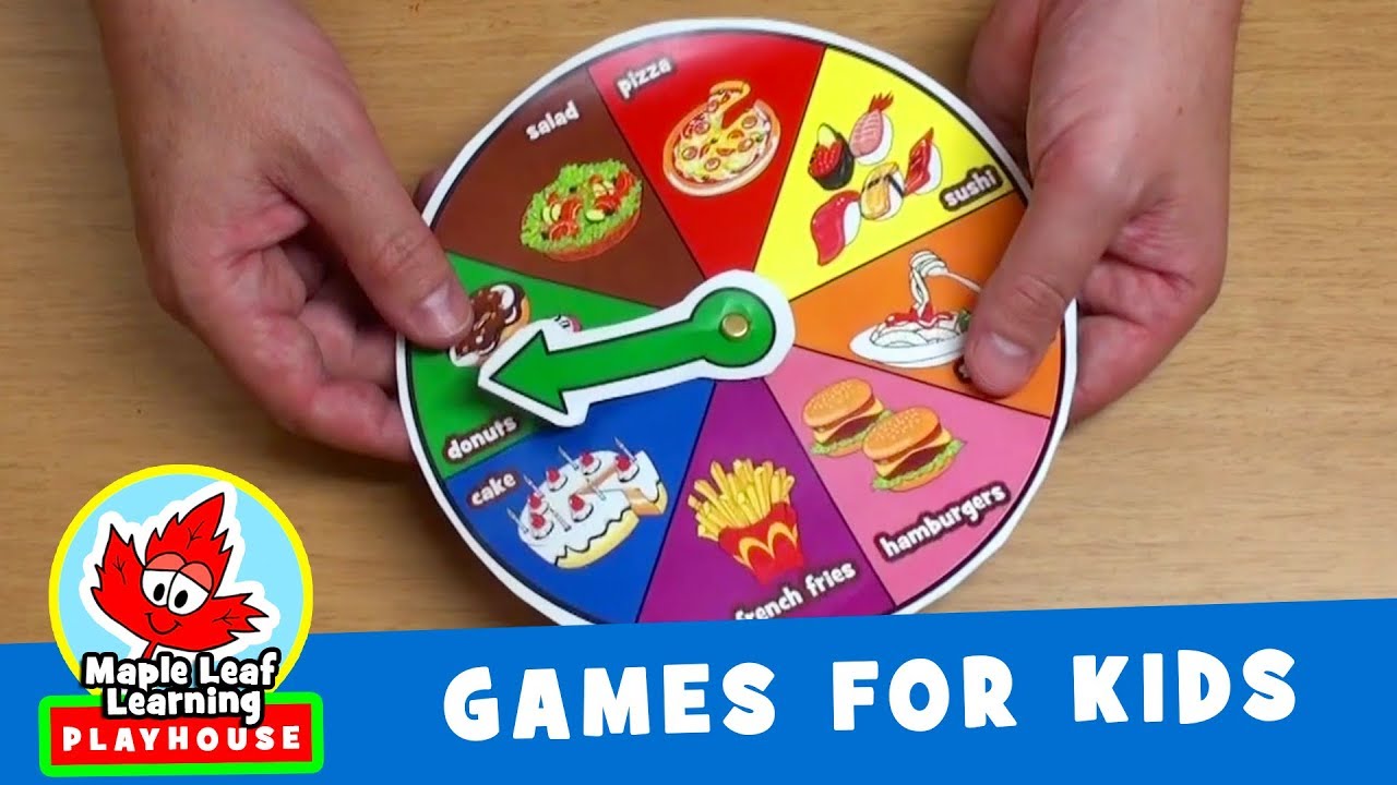 Hungry Wheel Food Game for Kids | Maple Leaf Learning Playhouse