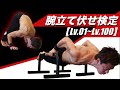 己の力量チェック!腕立て伏せ検定【Lv.1-Lv.100】全20種類!!