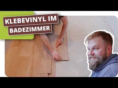 Vinylboden kleben im Bad – einfach gemacht