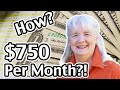 How Did She Live On $750 Per Month?