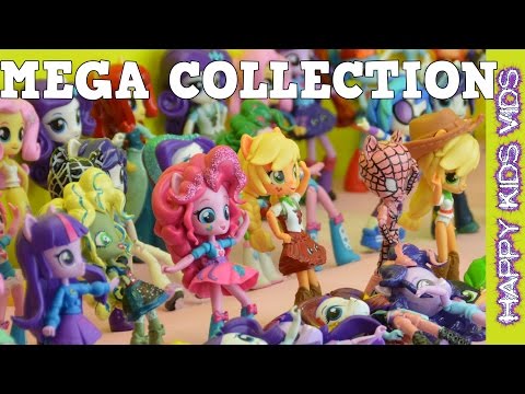 My Little Pony Equestria Girls Mini MEGA COLLECTION Toy Review