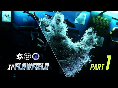 Cinema 4D Tutorial Create a Particle Hand using xpFlowField and xpSpawn