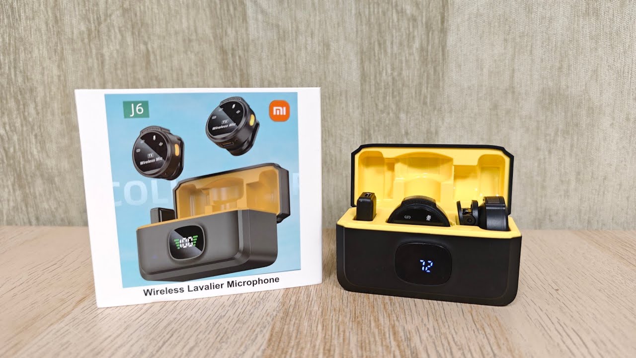 J6 Wireless Lavalier Lapel Microphone