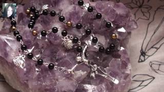 Honouring Hades - Lord of the Underworld prayer beads - Requested