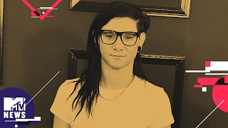 Skrillex On Reuniting w/ His Band 'From First to Last' | MTV News