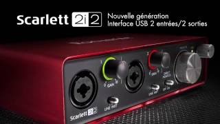 Focusrite Scarlett 2i2 deuxième génération - Video