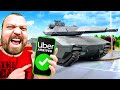 I Became An UBER DRIVER For a Day! *IN A TANK*