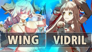GBVSR:🔥Wing (Galleon) Vs Vidril (Yuel)🔥| High Level Gameplay.