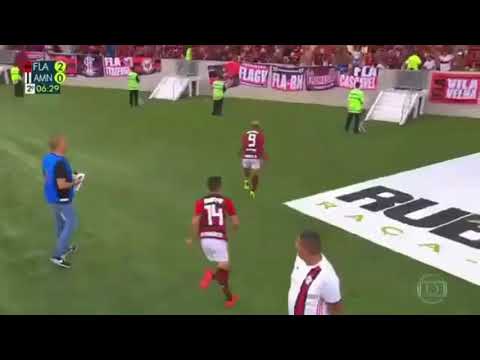 Primeiro gol do Gabigol pelo Flamengo 4 x 1 Americano - Campeonato Carioca 24/02/19
