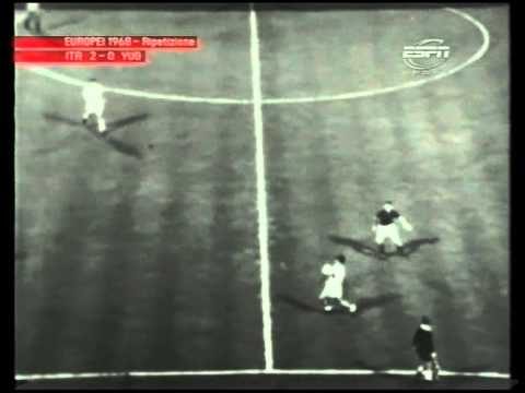 Италия-Югославия.ЧЕ по футболу 1968г.доп.матч