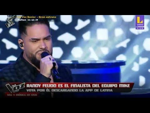 Randy Feijoo abrió la gala final de La Voz Perú con el tema “Hasta que me olvides”