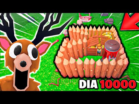 I MADE THE PERFECT BASE TO SURVIVE 10,000 DAYS IN 99 NIGHTS IN THE FOREST