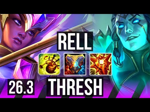 RELL & Jhin vs THRESH & Miss Fortune (SUP) | KR Master | 26.3