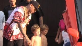 Chris Brown Acts Like He Would Be A Good Father