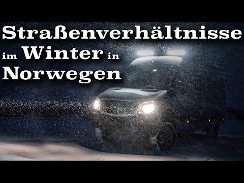 🥶 Straßenverhältnisse und Reifen im Winter in Norwegen | Teil 1
