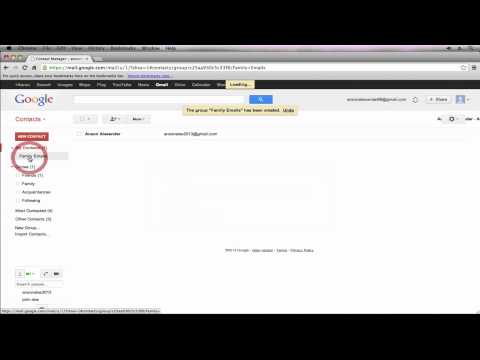 Gmail Contacts Tutorial 2013 - Gmail Tutorial 2013 Part 9 Video
