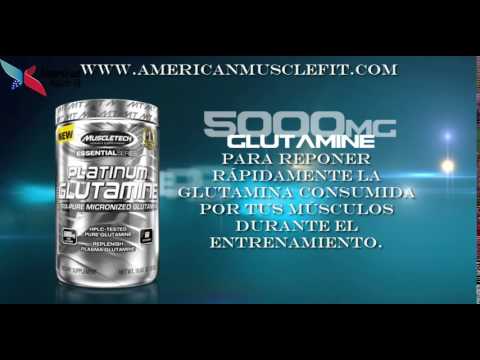 Muscletech platinum glutamine dietary supplement, 300g
