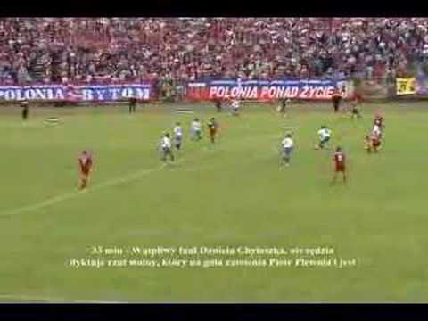 polonia bytom vs piast gliwice (bramka na 1-1)