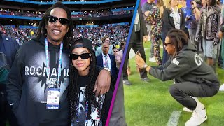 JAY-Z Takes Blue Ivy’s INSTAGRAM PICS at Super Bowl LVII