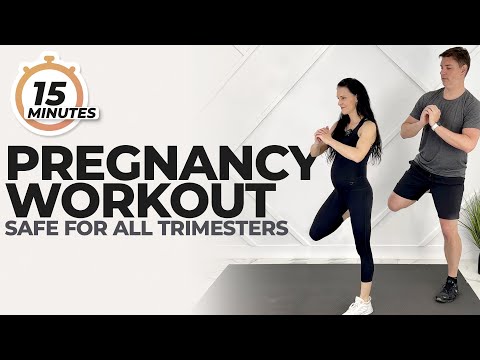 Full Body Pregnancy Workout 25 Minute Prenatal Workout First Second Third Trimester Workout