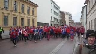 preview picture of video 'Edsbyn Red Farmers - Laddar upp i Uppsala 2008'
