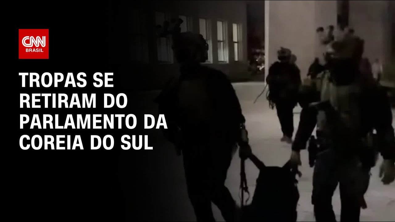 Tropas se retiram do parlamento da Coreia do Sul | CNN 360°