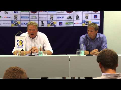 Presskonferensen efter IFK Göteborg - Gefle IF